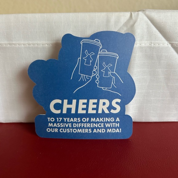 Dutch Bros Drink One for Dane Sticker - Picture 2 of 2